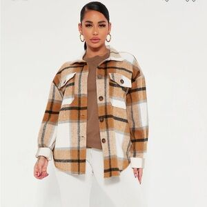 Fashion nova flannel top